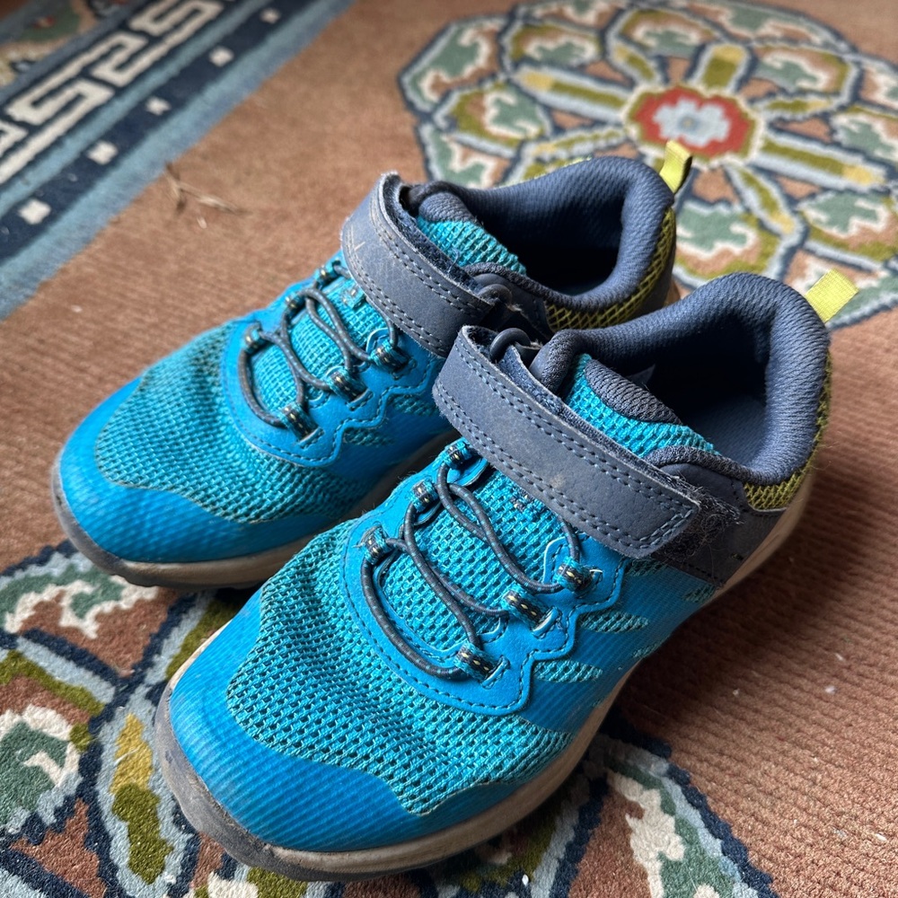 Merrell Nova 3 Blue and Gray Kids Sneakers